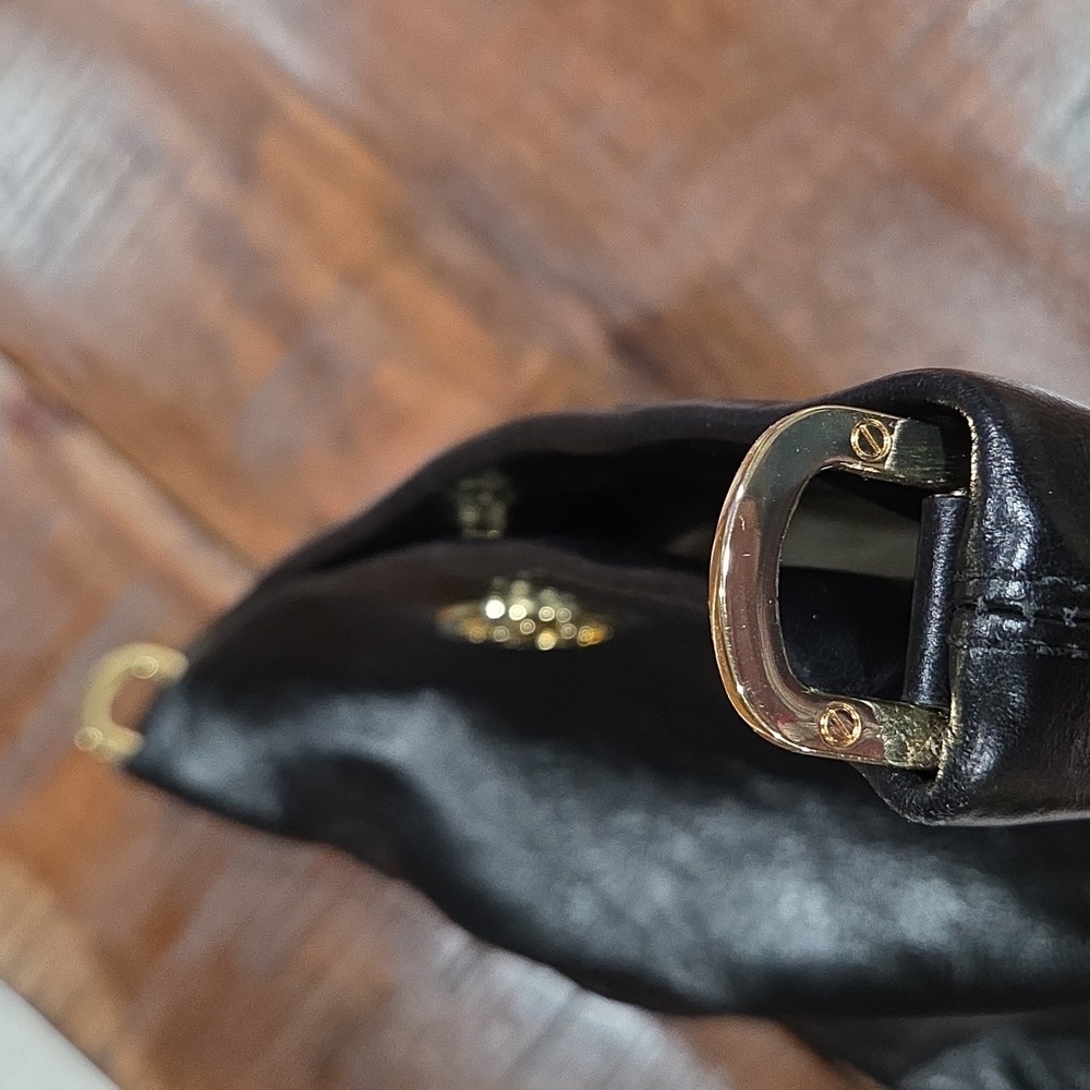 Tory Burch Black Leather Clutch Bag - Picture 8 of 12